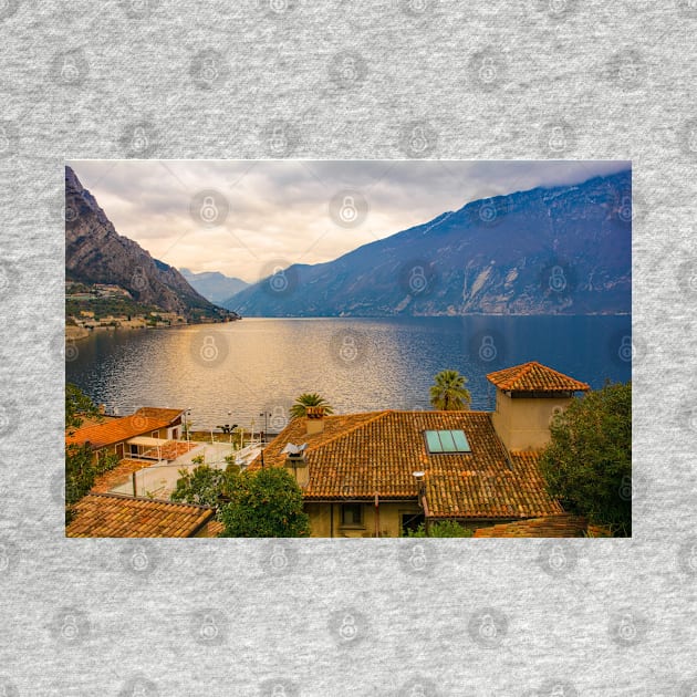 Rooftops in Limone sul Garda, Italy by jojobob